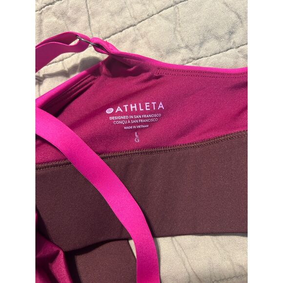 Athleta Coastline Bikini Swim Top Size Large A-C - Picture 3 of 6